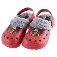 Fireman Sam children's winter clog slippers 25/26