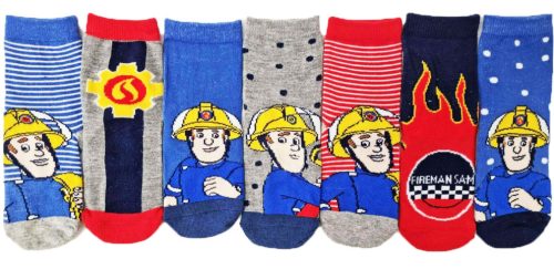 Fireman Sam kids socks 7 sizes 23/26