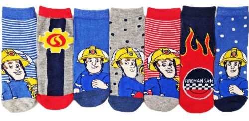 Fireman Sam children's socks 7 pairs 23/26