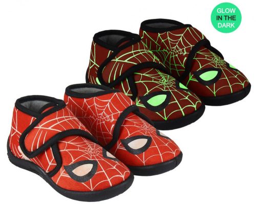 Spider-Man glow in the dark indoor shoes 25