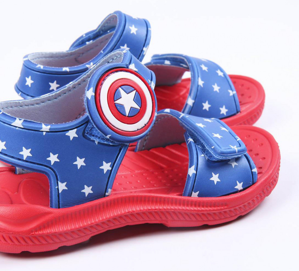Captain America sandals with three velcro | Marvel 5083