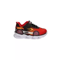 Hot Wheels Fire LED flashing, light-up street shoes 32