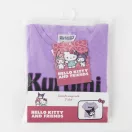 Hello Kitty Kuromi Purple children's short-sleeved shirt, top 6 years / 116 cm