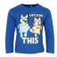 Bluey Let's Do Blue children's long sleeve top 3 years / 98 cm