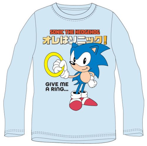 Sonic the Hedgehog Ring kids long sleeve T-shirt, top 140 cm