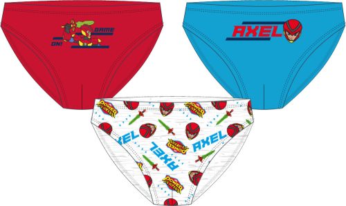 Power Players Game On children's underwear, briefs 3 pieces/pack 128/134