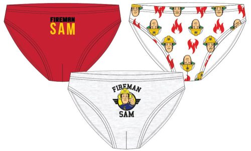 Fireman Sam Flame kids lingerie, underwear 3 pieces/pack 122/128 cm
