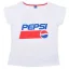 Pepsi White women's short t-shirt, top XS