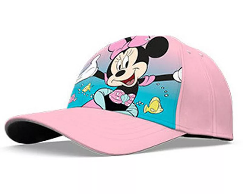 Babyhug Cotton Disney Minnie Mouse Print Baseball Cap Mint Green - Circmference 53 cm main image 0