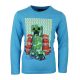 Minecraft glow in the dark kids long sleeve T-shirt, top 10 years