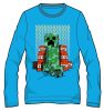 Minecraft glow in the dark kids long sleeve T-shirt, top 10 years