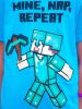 Minecraft kids short pajamas 10 years