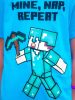 Minecraft kids short pajamas 9 years