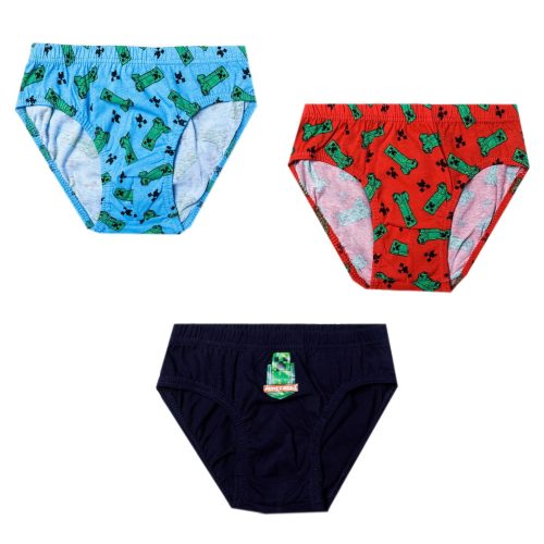 Minecraft kids lingerie, underwear 3 pieces/pack 10 years