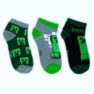 Minecraft children's no-show socks 31/34