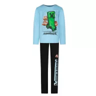   Minecraft TNT Light Blue children's long pajamas 6 years / 116 cm
