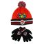 Super Mario Run kids hat + gloves set 52 cm