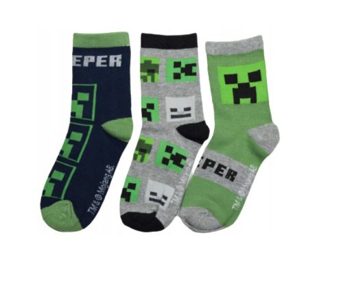 Minecraft Skeleton kids socks 31/34