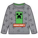 Minecraft Grey children's knitted sweater 8 years