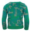Minecraft children's knitted sweater 12 years