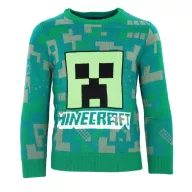 Minecraft children's knitted sweater 6 years