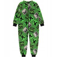 Minecraft children's long pajamas, overalls 3/4 years