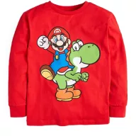   Super Mario Yoshi children's long sleeve shirt, top 10 - 11 years / 140 - 146 cm