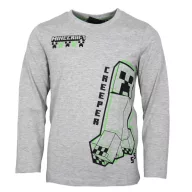   Minecraft Create Grey children's long sleeve shirt, top 6 years / 116 cm
