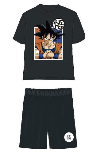 Dragon Ball Saiyan Black children's short pajamas 8 years / 128 cm