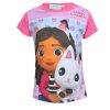 Gabby's Dollhouse Pandy Pink children's short t-shirt, top 2 years