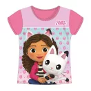 Gabby's Dollhouse Pandy Pink children's short shirt, top 6 years