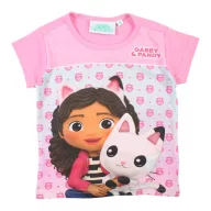   Gabby's Dollhouse Pandy Light Pink  Pandy Light Pink kids' short sleeve top, 2 years