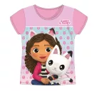 Gabby's Dollhouse Pandy Light Pink  Pandy Light Pink kids' short sleeve top, 2 years