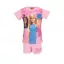 Barbie Trendy Light Pink children's short pajamas 4 years / 98 cm