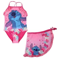   Disney Lilo and Stitch Pink children's swimsuit and sarong set 3 - 4 years / 98 - 104 cm