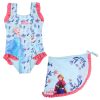 Disney Frozen Frolic children's swimwear and sarong set 7 - 8 years / 122 - 128 cm