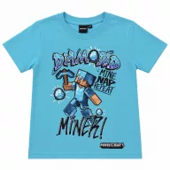   Minecraft Diamond Miner kids short sleeve top, 8 years / 128 cm
