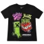 Minecraft Explosive children's short shirt, top 9 years / 134 cm