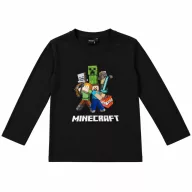   Minecraft Battle Back Battle Black kids' long-sleeve shirt, top 6 years / 116 cm