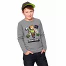 Minecraft Alex Adventure Grey children's long-sleeve shirt, top 12 years / 152 cm