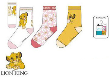 Disney The Lion King kids socks 27/30