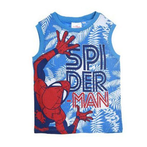 Spiderman Leaf Blue children's short t-shirt, top 8 years /128 cm