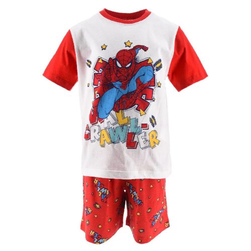 Spiderman Wall Crawler Red children's short pajamas 8 years / 128 cm