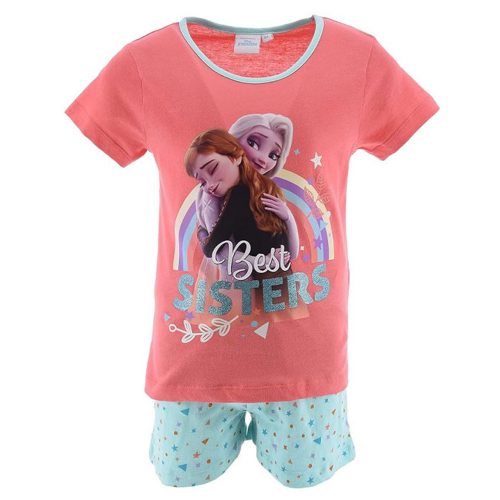 Disney Frozen Best Sisters Peach kids' short pajamas 8 years / 128 cm