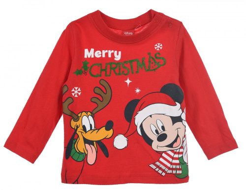 Disney Mickey Christmas baby T-shirt, top 12 months