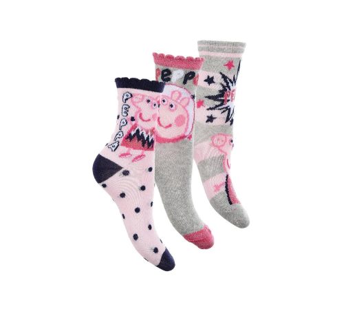 Peppa Pig Sparkle Steps kids socks 23/26