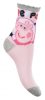 Peppa Pig Sparkle Steps Grey children's socks 31/34