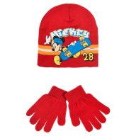 Disney Mickey  Skate children's hat + glove set 52 cm