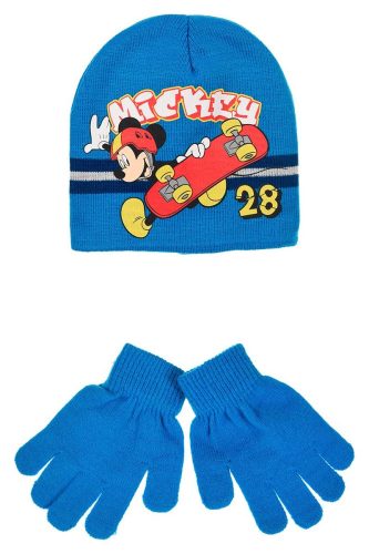Disney Mickey Skate kids hat + glove set 52 cm