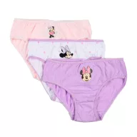   Disney Minnie  Purple Dots children's underwear, panties 3 pieces/package 6 - 8 years / 116 - 128 cm